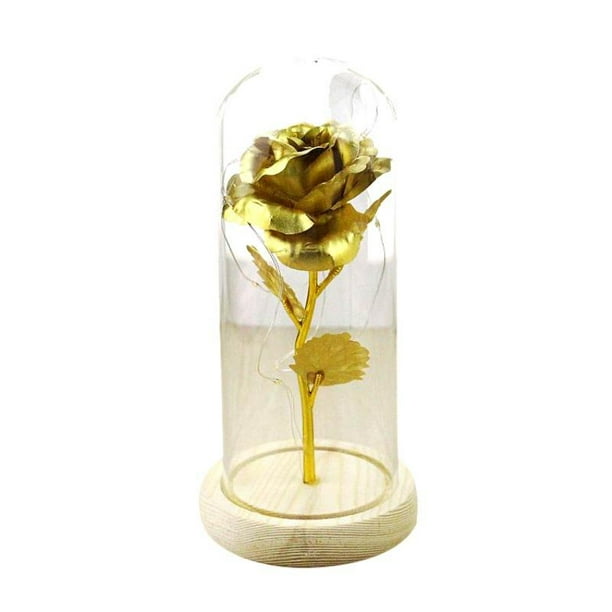 Details about   24K Gold Plating Rose Flower LED Light String Gift Valentine's Day Mother's Days